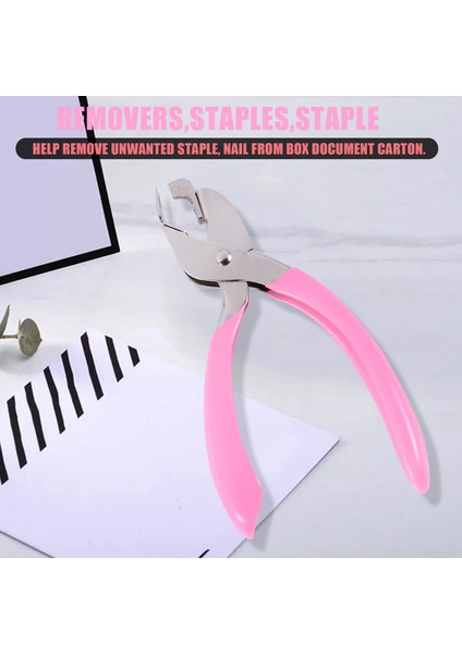 El Tipi Zımba Sökücü Kaldırıcı Açıcı Ofis Okul Ev Kullanımı Için Yaylı Zımba Çektirmesi (Pembe) (Yurt Dışından) fiyatları