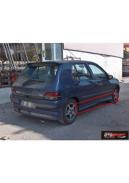 Renault Clio 1 Marşpiyel Sağ Sol Takım Fiberglass Boyasız