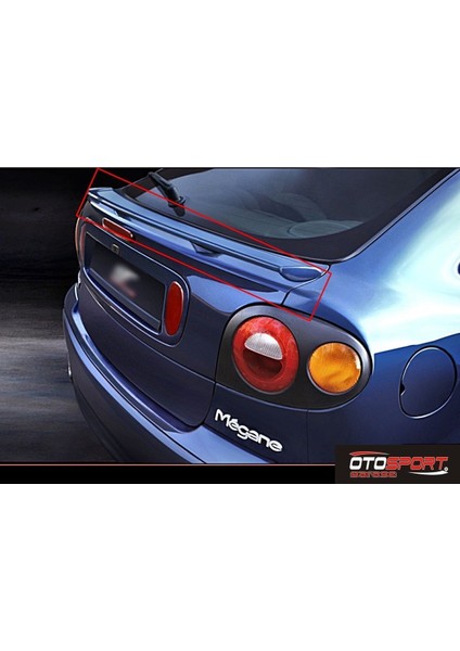 Renault Megane 1 Cabrio Spoyler Fiberglass Boyasız