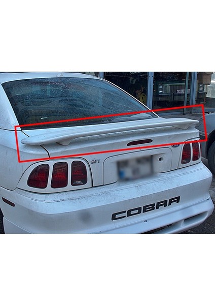 Ford Mustang Spoyler Fiberglass Boyasız
