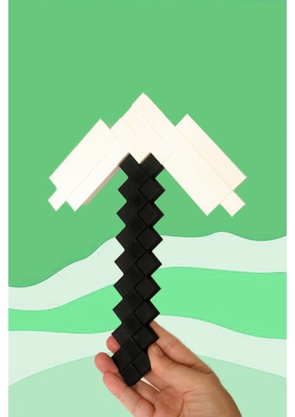 BURSA3DFILAMENT Minecraft Demir Kazma / Iron Pickaxe, Demir Kazma