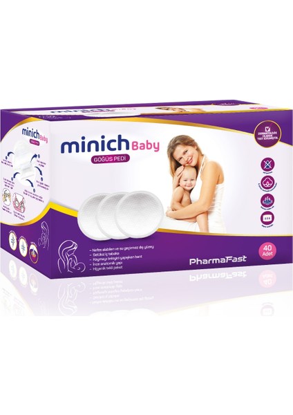 Mınıch Baby Gogus Pedı 40 Adet