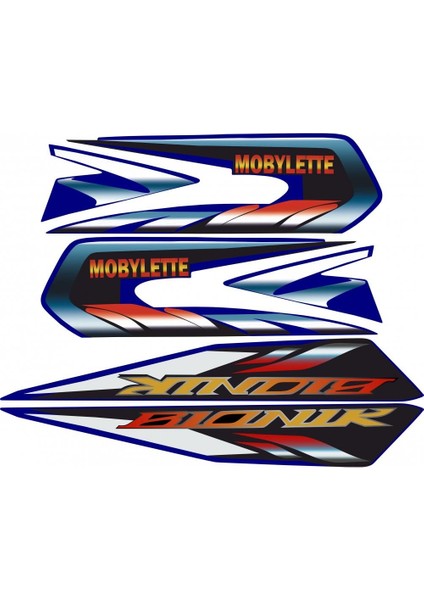 Mobylette Bionik Yazı Seti Lacivert