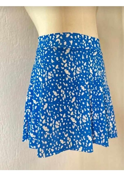 Desenli Helen Kumaş Şort Etek modelleri