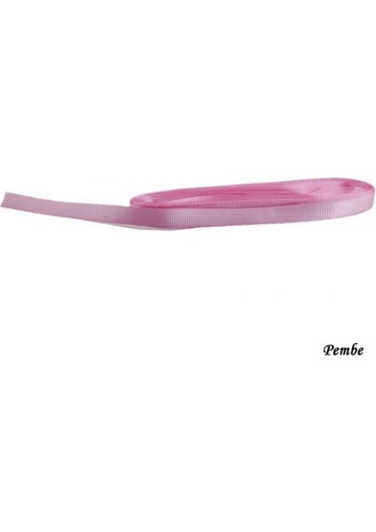 Grogren Kurdele 1 cm Yerli - 10 M Pembe