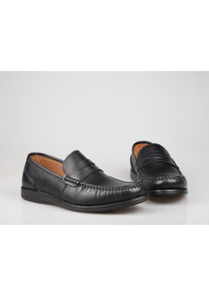 Komcero 4Y1045 Deri Siyah Erkek Günlük Ayakkabı fırsatları