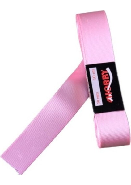 Grogren Kurdele 3 cm Yerli - 10 Metre Pembe