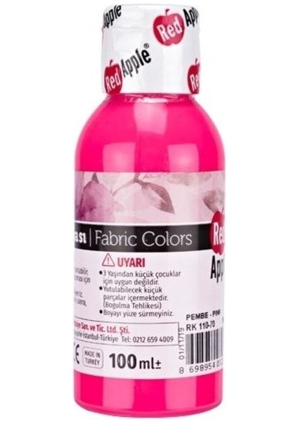 Kumaş Boyası 100 ml Neon Pembe N:RK110-70