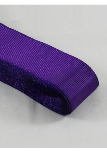 Grogren Kurdele 3 cm Yerli - 10 Metre Mor