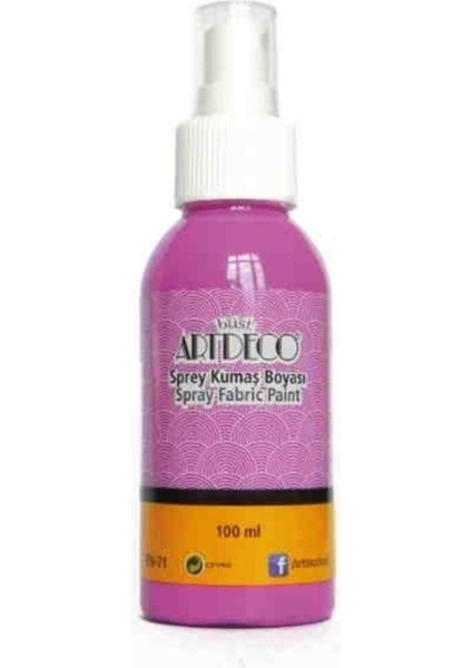Sprey Kumaş Boyası 1232 Fuşya 100 ml