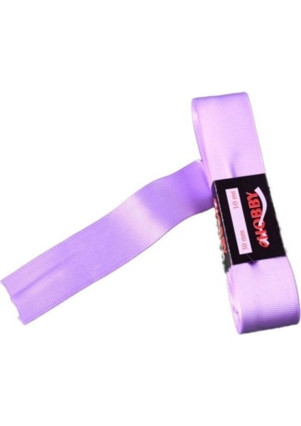 Grogren Kurdele 3 cm Yerli - 10 Metre Lila