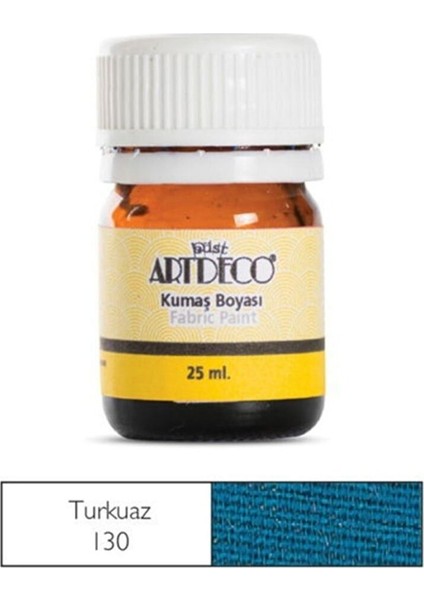 Kumaş Boyası 130 Turkuaz 25 ml