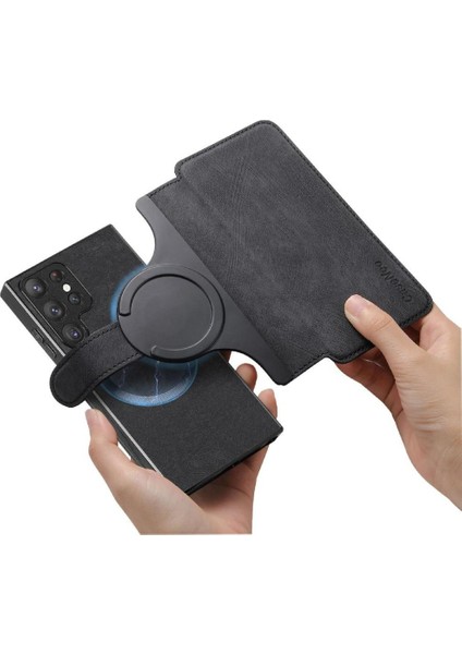 Samsung Galaxy S23 Için Flip Case Ultra Cüzdan Kart Standı Mıknatıs Koruyucu (Yurt Dışından) indirimleri