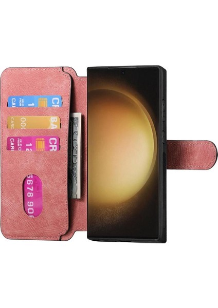 Samsung Galaxy S23 Için Flip Case Ultra Cüzdan Kart Standı Mıknatıs Koruyucu (Yurt Dışından) fırsatları