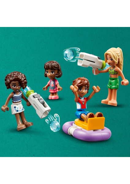 Friends Heartlake City Su Parkı 42630 - 8 Yaş ve Üzeri Çocuklar için Leo, Aliya ve Sara Minifigürü İçeren Yaratıcı Oyuncak Yapım Seti (814 Parça)