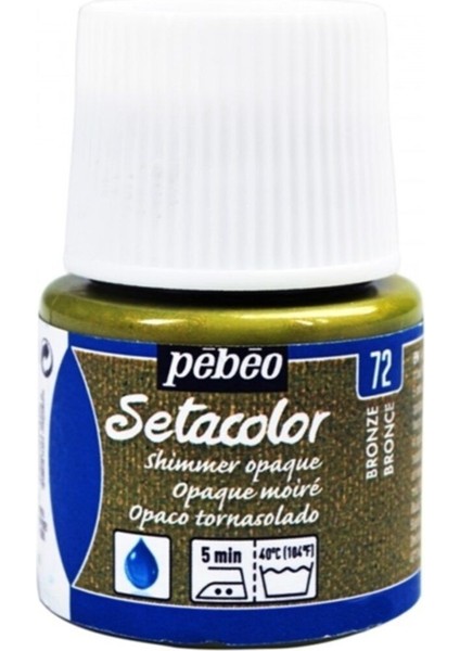 Setacolor Shimmer Parlak Opak Kumaş Boyası 45 ml N:72 Bronze