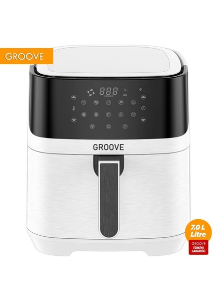 Max XXL 7L 1800W WiFi Smart Airfryer Air Fryer Yağsız Sıcak Hava Fritözü Beyaz