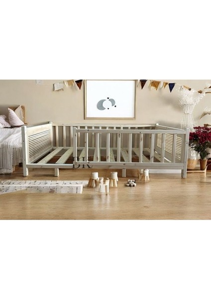 Parla Doğal Ahşap Montessori Bebek ve Çocuk Karyolası modelleri