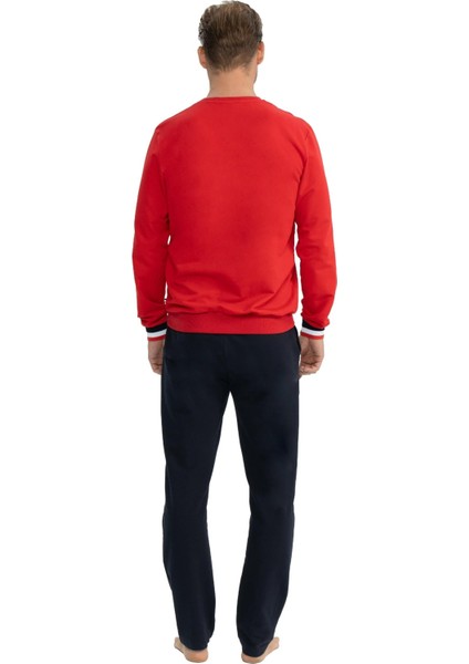 Erkek Kırmızı Ev Giyim modelleri