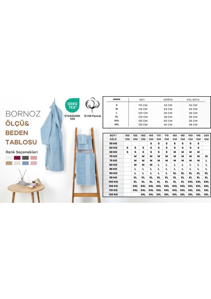 | Minerva | Extra Yumuşak %100 Pamuklu Kadın / Erkek Unisex Bornoz fırsatları