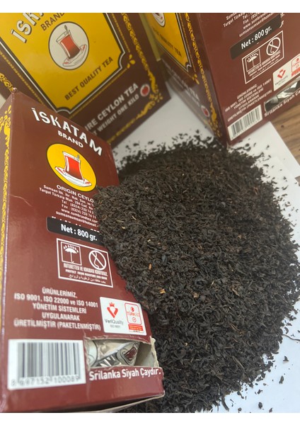 Iskatam Kutu Barut Kaçak Seylan İthal Çay 800 gr fırsatları