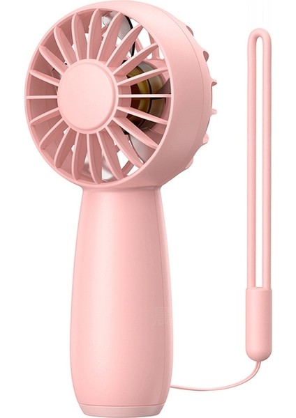 USB Dış Mekan Mini El Hd Fanı, Stil: 1500MAH Pembe (Yurt Dışından)