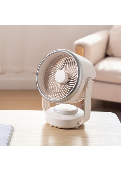 LED Işık Beyazı ile Otomatik Salınımlı Kafa Masaüstü Fanı (Yurt Dışından) fiyatları