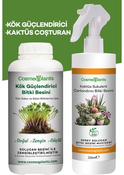 2'li Set - Kök Güçlendirici 250 ml + Kaktüs Coşturan 250 ml