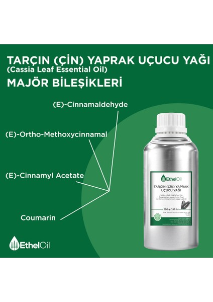 Tarçın (Çin) Yaprak Uçucu Yağı - Etheloil – 5 kg - Saf ve Doğal Uçucu Yağ - Üretici Firma fırsatları