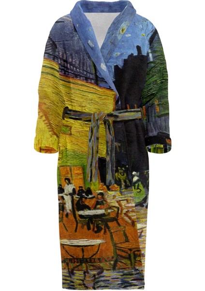 Café Terrace At Night / Van Gogh Bornoz