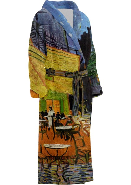 Café Terrace At Night / Van Gogh Bornoz