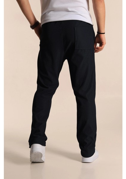 Fitilli Kumaş Bel Bağlamalı Baggy Jogger Pantolon