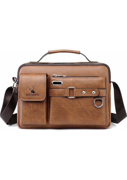 Erkek Çapraz Askılı Omuz Çantası, Işe Gidip Gelme, Üst Düzey Erkek Çocuk Omuz Çantası (Yurt Dışından)