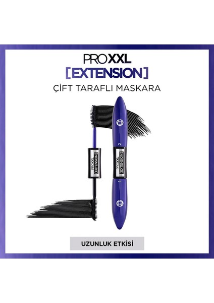 L'Oréal Paris Pro Xxl Extension Çift Taraflı Maskara - Uzunluk Etkisi