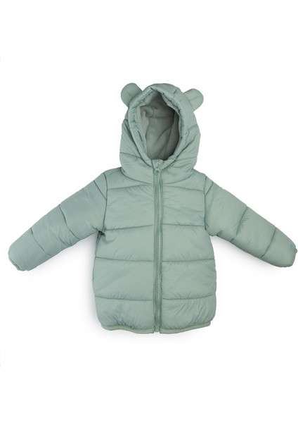 HelloBaby Basic Kulaklı Kapüşonlu Mont Kız Bebek modelleri