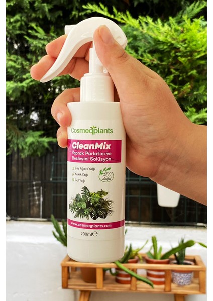 2'li Set - Bitki Sineği Önleyici 160 ml + Yaprak Parlatıcı Besleyici 200 ml modelleri