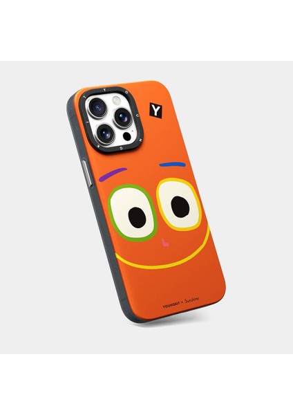 Apple iPhone 14 Pro Uyumlu Kılıf Magsafe Özellikli Sunshine Tasarımlı Youngkit Daily Happy Serisi Kırmızı fiyatları