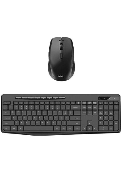 Ev Ofis Klavye ve Mouse Seti Wiwu Km-01 Kablosuz Bağlantılı 1600 Dpi Windows Android ve Ios Uyumlu