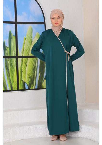 Pratik Rahat Yandan Bağlamalı Namaz Elbisesi modelleri