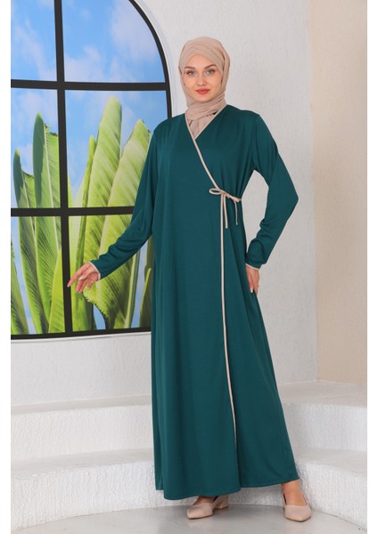 Pratik Rahat Yandan Bağlamalı Namaz Elbisesi fırsatları