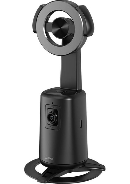 Akıllı Yüz Tanıma Takip Özellikli Magnetik Gimbal Wiwu WI-SE010 360° Dönebilen Sabitleyici Stand