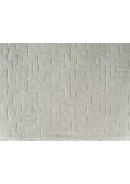 Deco Geo Geometrik Antitoz Krem Halı