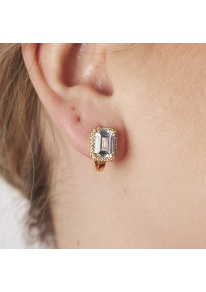 Klasik Baget Taşlı Küpeler modelleri