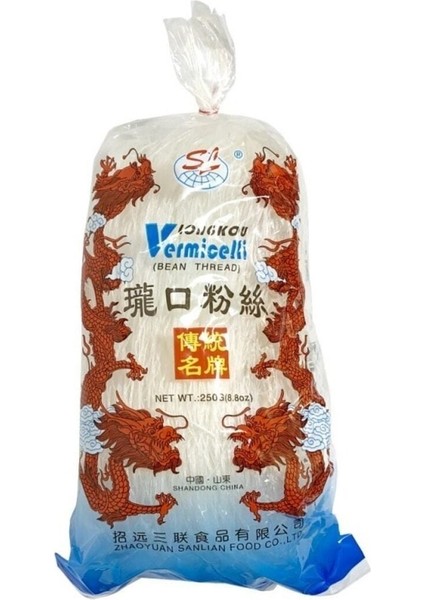 Longkou Maş Fasulyesi Eriştesi Longkou Mung Beans Vermicelli Noodle 250GR. Tett: 03/01/2025