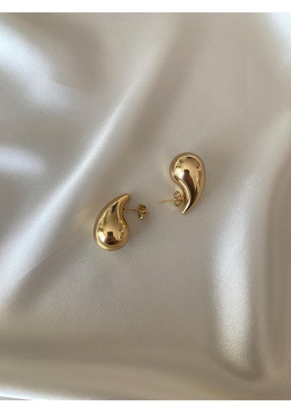 Vintage Çelik Küpe Oro Lavia