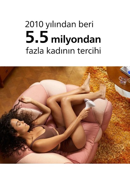 Premium Kablosuz Yüz, Vücüt ve Hassas Bölge Bakım & Akıllı Lazer Avantaj Epilasyon Seti , Luciole Lambader Hediye