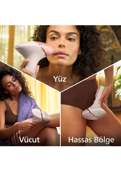 Kablosuz Yüz ve Vücüt 2 Başlık+ Çanta Lazer Epilasyon + Tüy Alma Cihazı + Traş Makinesi + Luciole Lambader