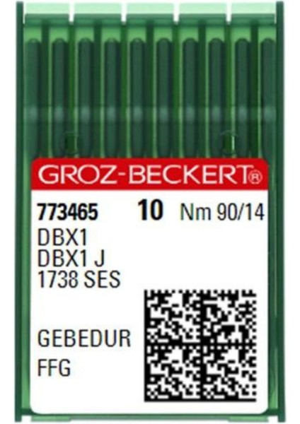 Dbx1 Düz Makina Iğnesi Yanmaz 14 No (10 Adet)