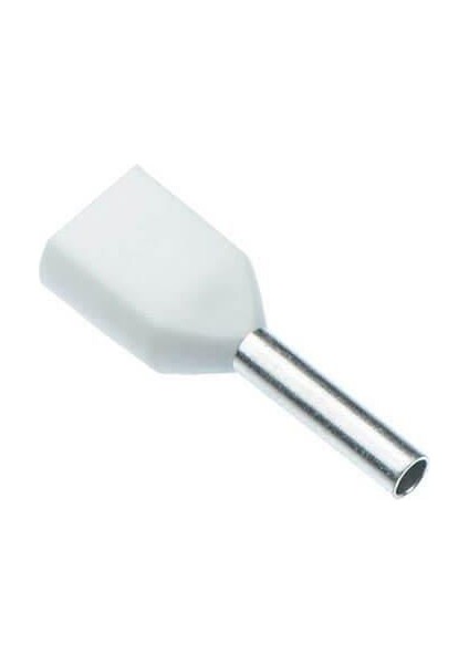 Pabuç Izoleli Çiftli Yüksük 0.50MM Beyaz