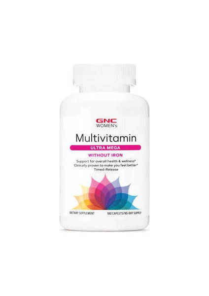 Women's Multivitamin Ultra Mega Without Iron 180 Tablet